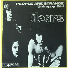 DOORS People Are Strange / Unhappy Girl (Metronome J45-762) Sweden 1967 PS 45 (Psychedelic Rock)